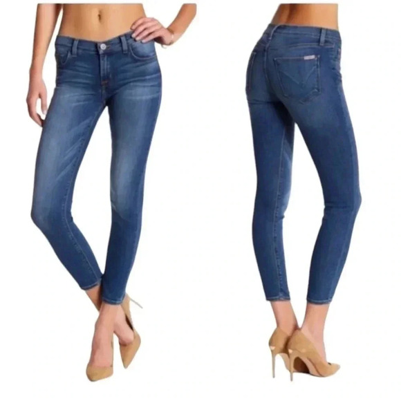 Hudson Krista Low-Rise Super Skinny Jean Size 26 Dark Denim - Picture 9 of 9